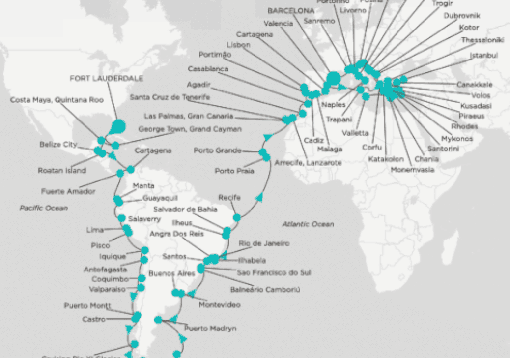 Crystal Serenity World Cruise