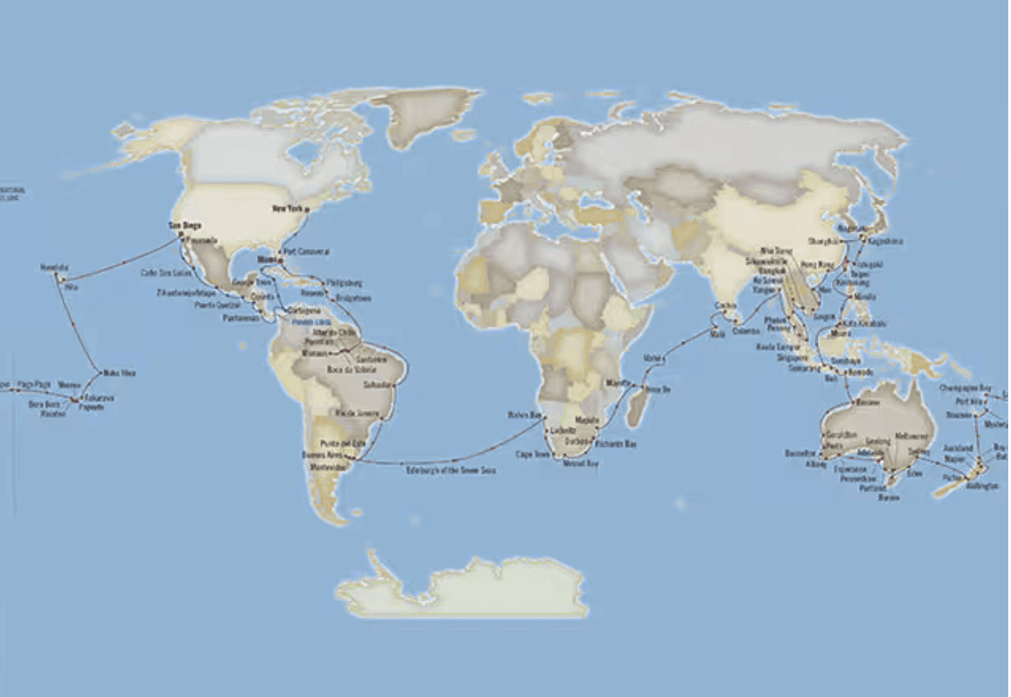 Oceania Vista world cruise