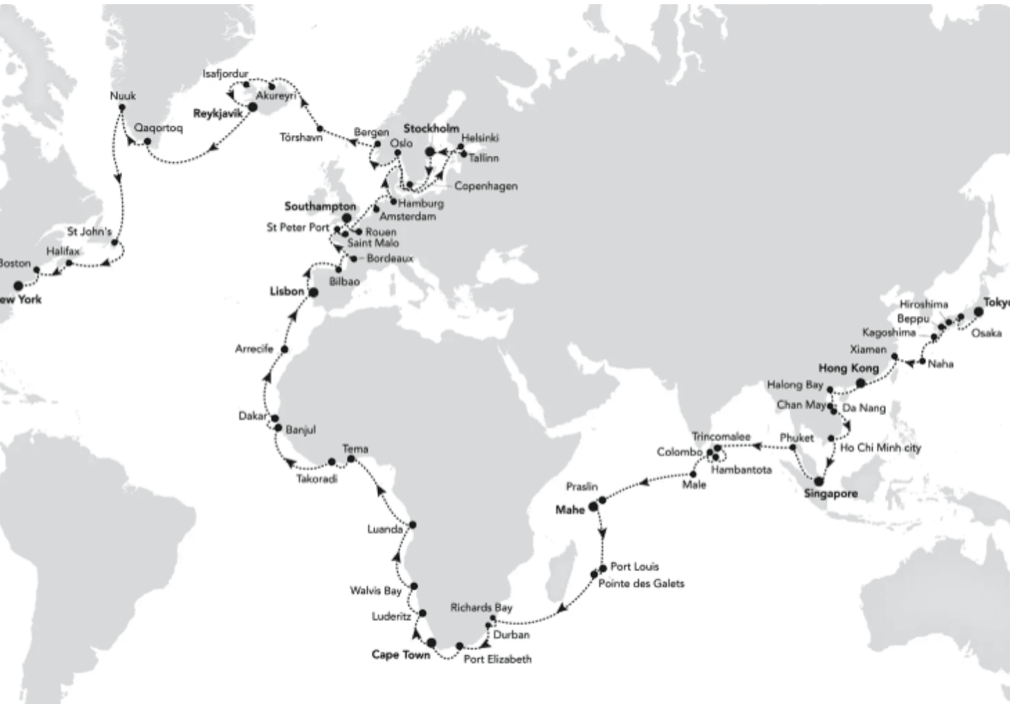 Silversea Silver Dawn World Cruise
